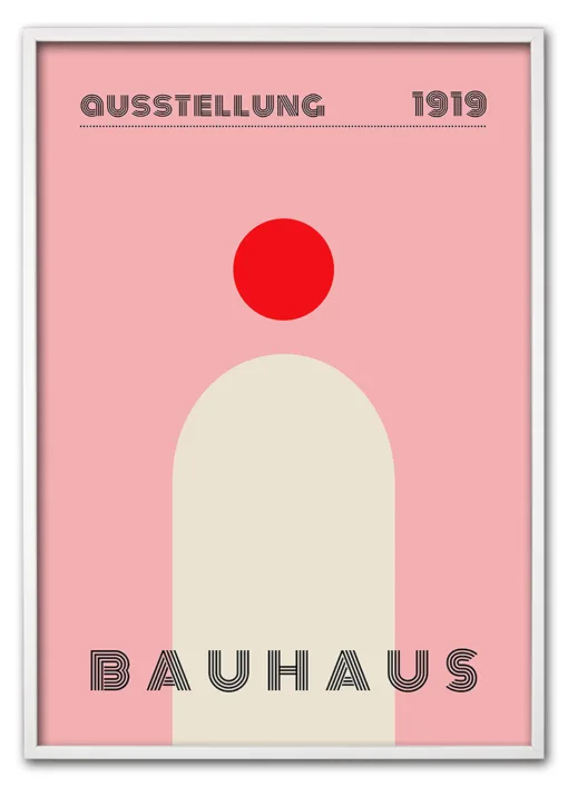 Bauhaus Form Study – 1919 Hvid
