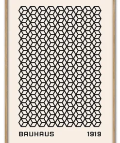 Bauhaus Geometric Mesh Massiv Eg