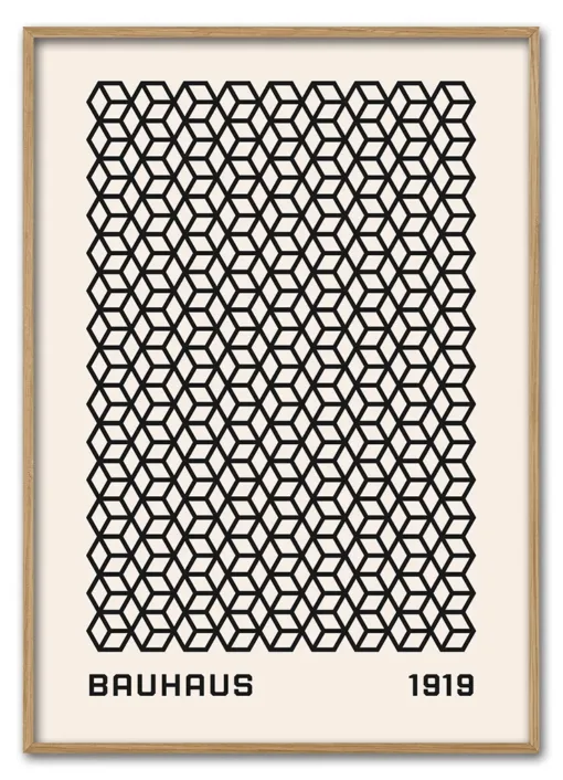 Bauhaus Geometric Mesh Massiv Eg