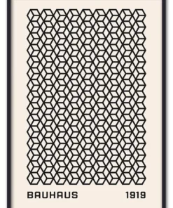 Bauhaus Geometric Mesh Sort