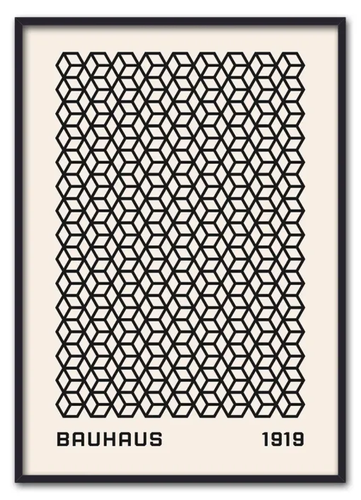 Bauhaus Geometric Mesh Sort