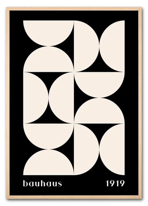 Bauhaus Pattern Grid – Black Edition Eg