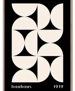 Bauhaus Pattern Grid – Black Edition Massiv Eg