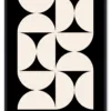 Bauhaus Pattern Grid – Black Edition Sort
