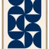 Bauhaus Pattern Grid – Blue Edition Massiv Eg
