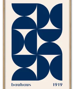 Bauhaus Pattern Grid – Blue Edition Massiv Eg
