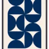 Bauhaus Pattern Grid – Blue Edition Sort