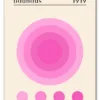 Bauhaus Spectrum Pink Plakat