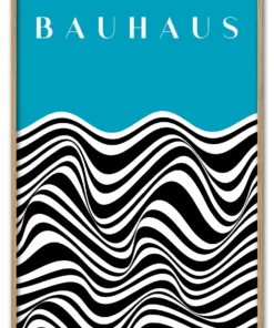 Bauhaus Waveform No. 02 – Cyan Massiv Eg